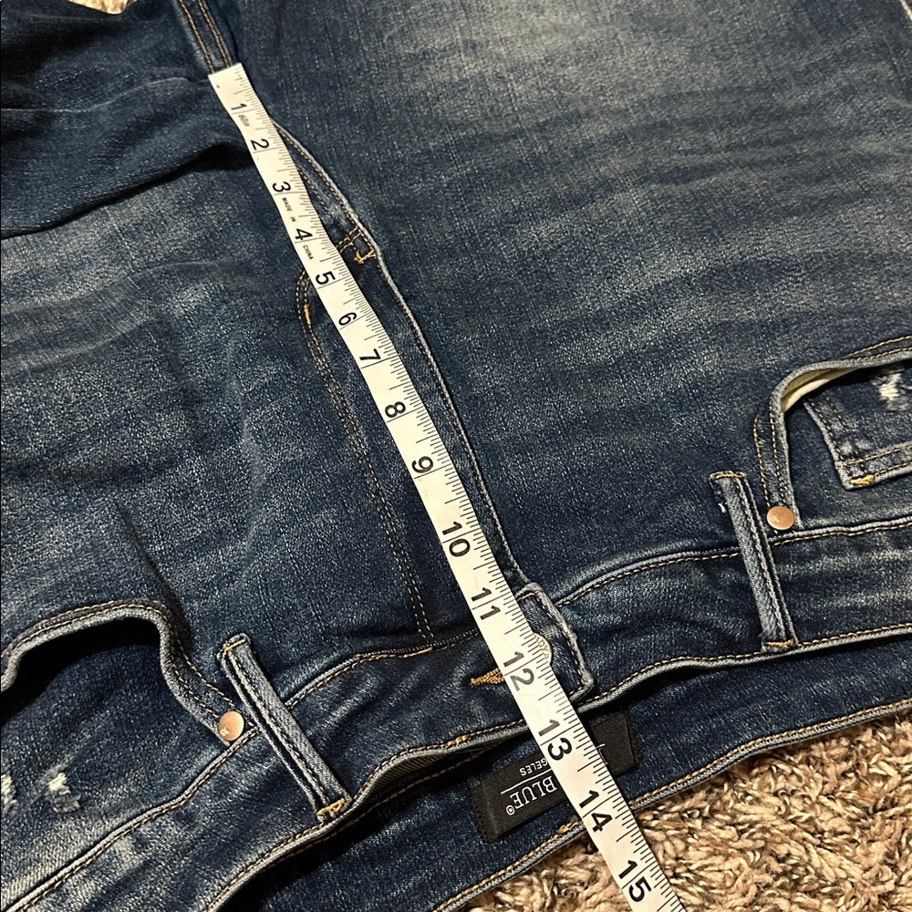 Judy Blue Bermuda Denim Jean Shorts Blue 3XL - Picture 6 of 8